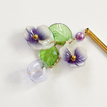 簪　かんざし　ビオラ