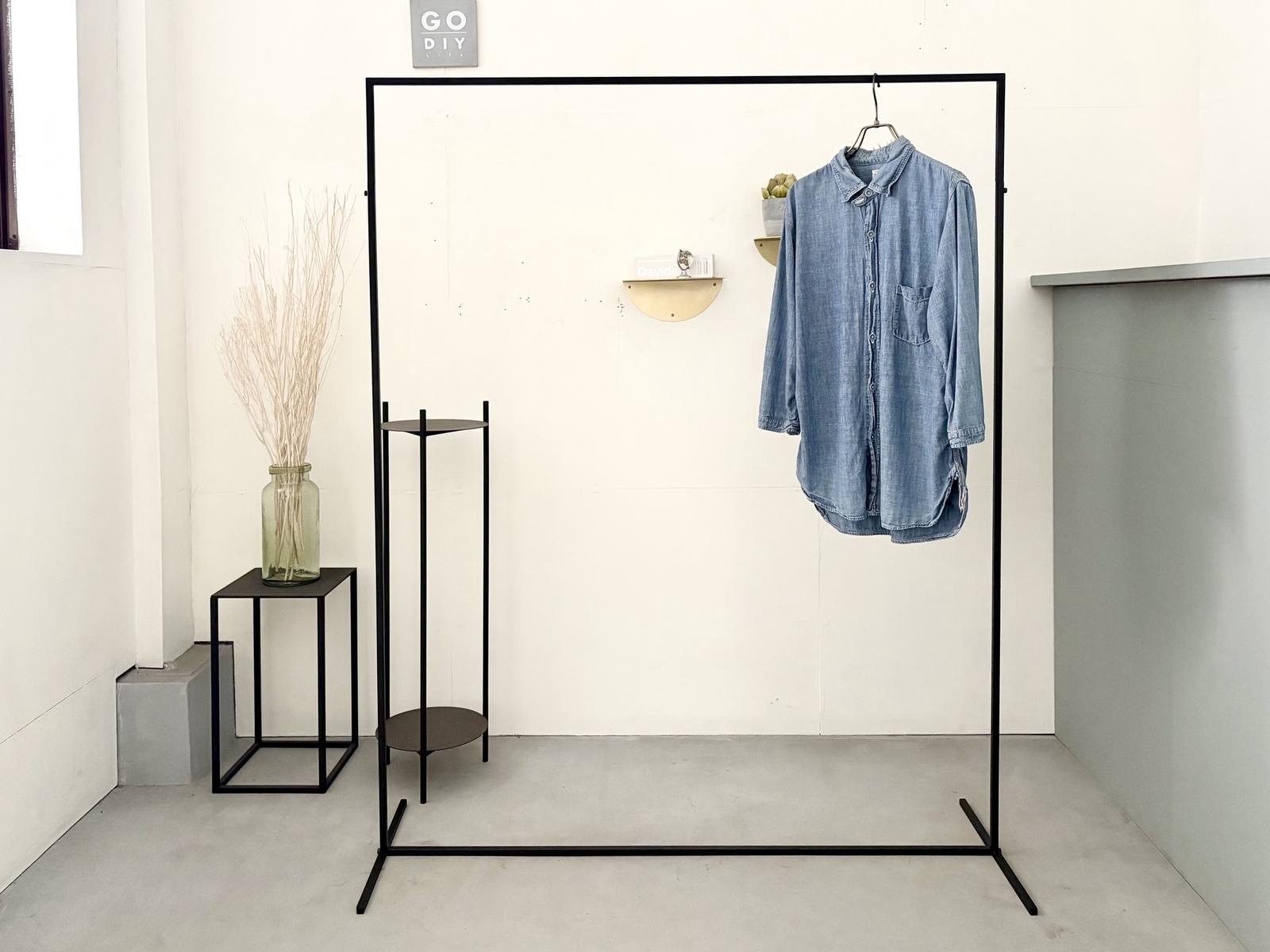 アイアン ハンガーラック (ゴールド) - godiylife | minne byGMO