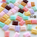 ネイルパーツ ミニ チョコレート milk ミルク お菓子 カラフル スイーツ デコパーツ レジン 素材 ネイルストーン