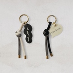 【9色から選べる】 名入れ バッグチャーム｜パラコード編み｜シンプル｜カラフル｜おしゃれ