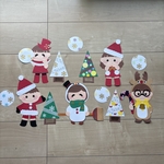 保育壁面飾り　嬉しいクリスマス A