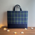 【mi様オーダー品】タータンチェックのレッスンバッグ