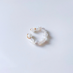 調整できる♪ラブラドライト×ムーンストーンのイヤーカフ