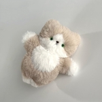 小さなハチワレ猫【ミルクブラウン】