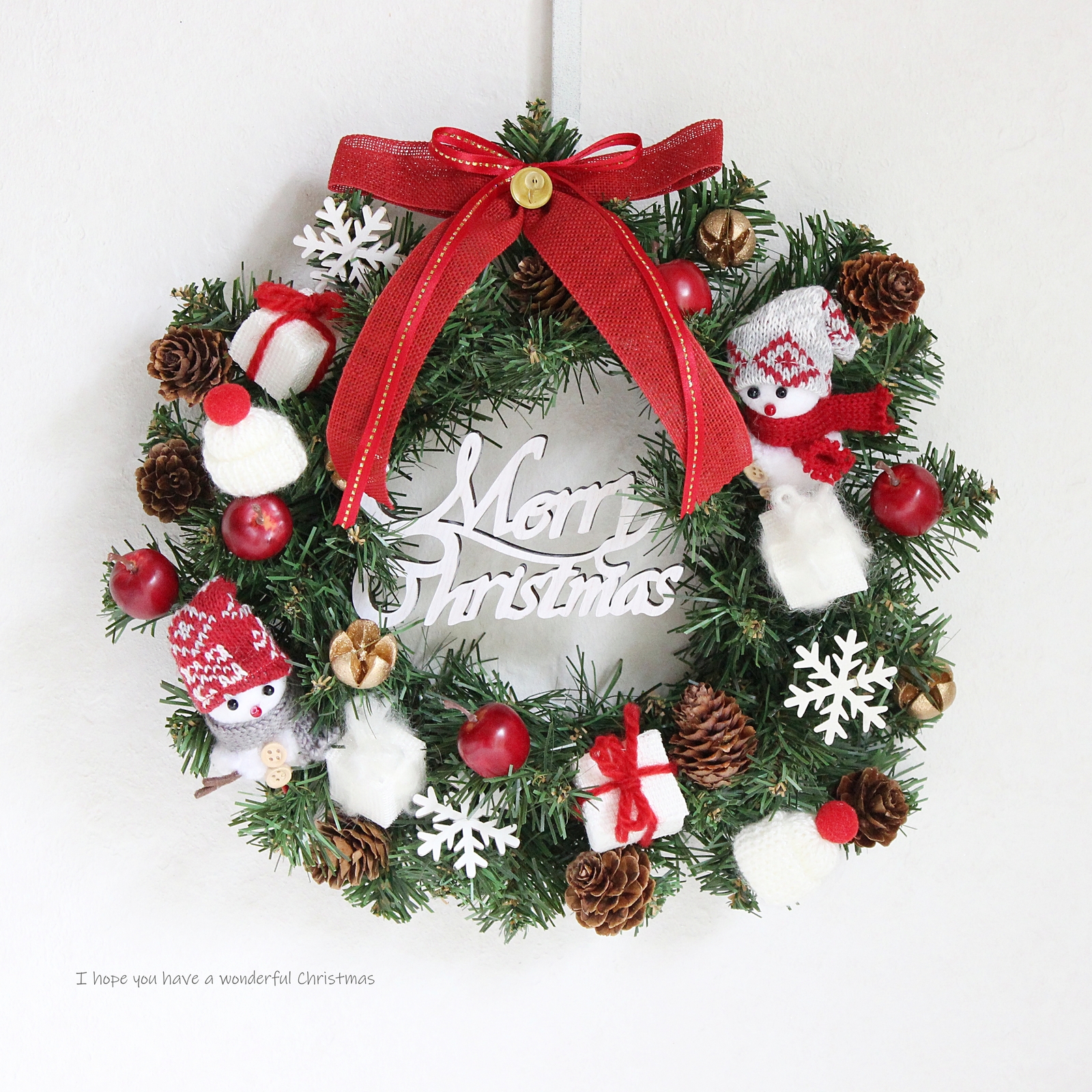 再販】【特集掲載】✳︎受注✳︎ クリスマスリース フレッシュリース