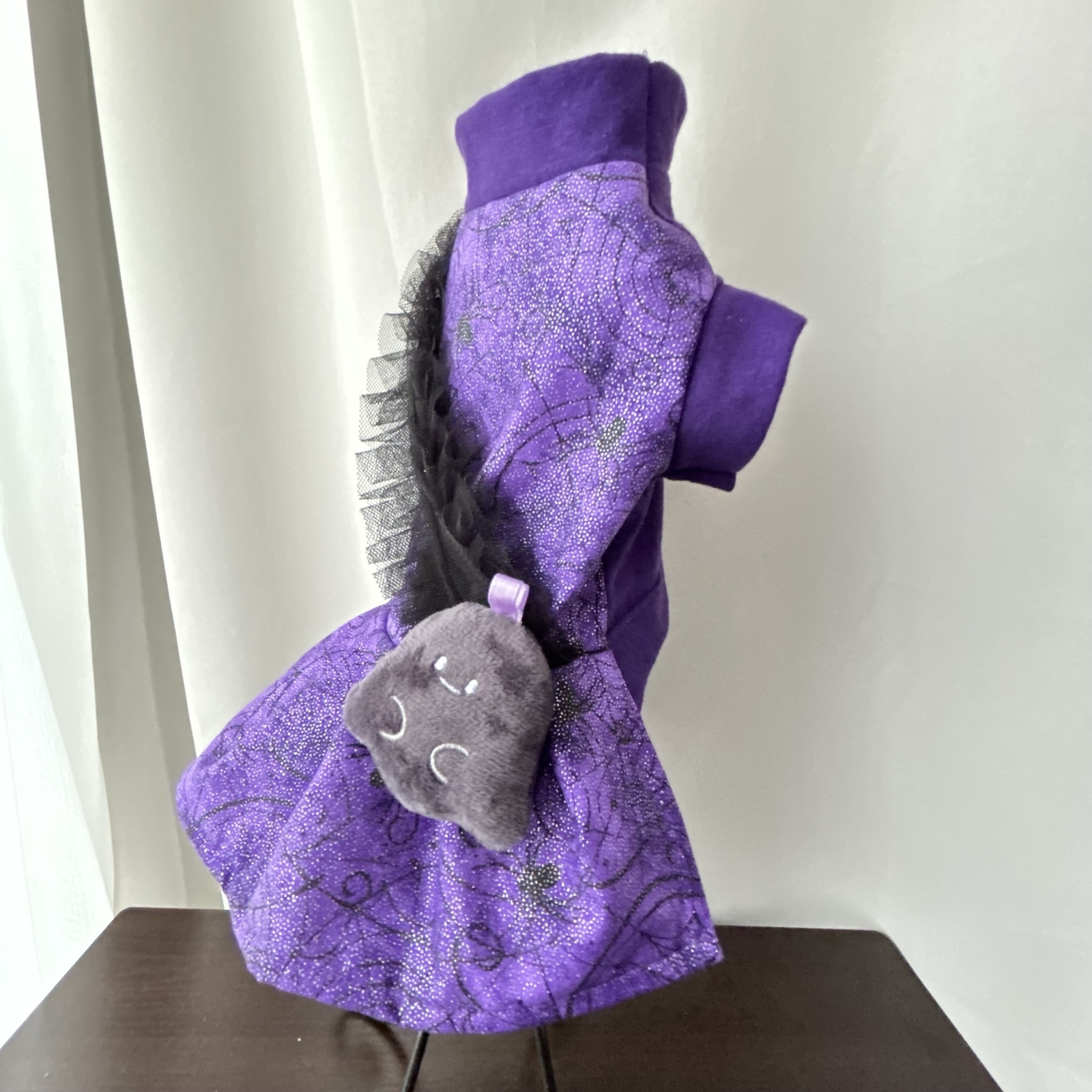 ハンドメイド犬服【お洒落なハロウィン犬服 クモの巣デザイン】犬の服 ハンドメイド犬服【お洒落なハロウィン犬服 クモの巣デザイン】犬の服