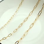 アクセサリー作りに☆14KGFコーティングあずき チェーン小サイズ20cm