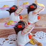 餃子にチャーハンヘイお待ちなぺこぺんちゃんキーホルダー