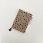 【11/22再販】手帳カバー petit fleur moca　(A6)