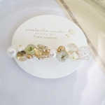 シャインマスカットムースジュレ　ヘアクリップ　しゃぼん