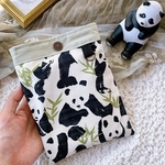 【送料無料】文庫本　ブックポーチ　パンダ🐼✨手帳カバー