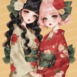 1012 オリジナルステッカー オリジナル人物ステッカー ステッカー シール りまりま  RimaRima