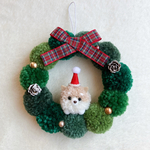 柴犬サンタのクリスマスリース♡