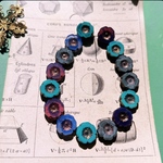 【1連15コセット】JIRI＊IVANA#czechbeads#チェコビーズ　tablecut flower11㍉　mixassort コスモス