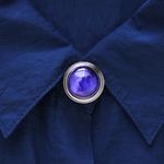  《赤と紫》ボタンカバー【原画】