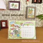 akiko murakami 2026年卓上カレンダー