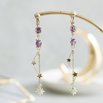 Celesti Arc（パープル）イヤリング・ピアス