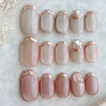 【選べるカラー♡】キラめくマグネットとガラスフレンチネイル🧊🫧　ブライダル　結婚式　推しネイル　ウェディング　推し活　マグネット　フレンチ　成人式　卒業式　秋　冬　クリスマス　ホリデー