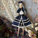 ミリタリワンピ　カジュアルネイビー