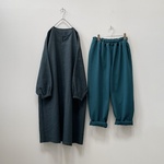 ワンピースとパンツのセット　綿麻ひよりワンピース ＋綿ウールアンダードレスパンツ【即納】送料無料