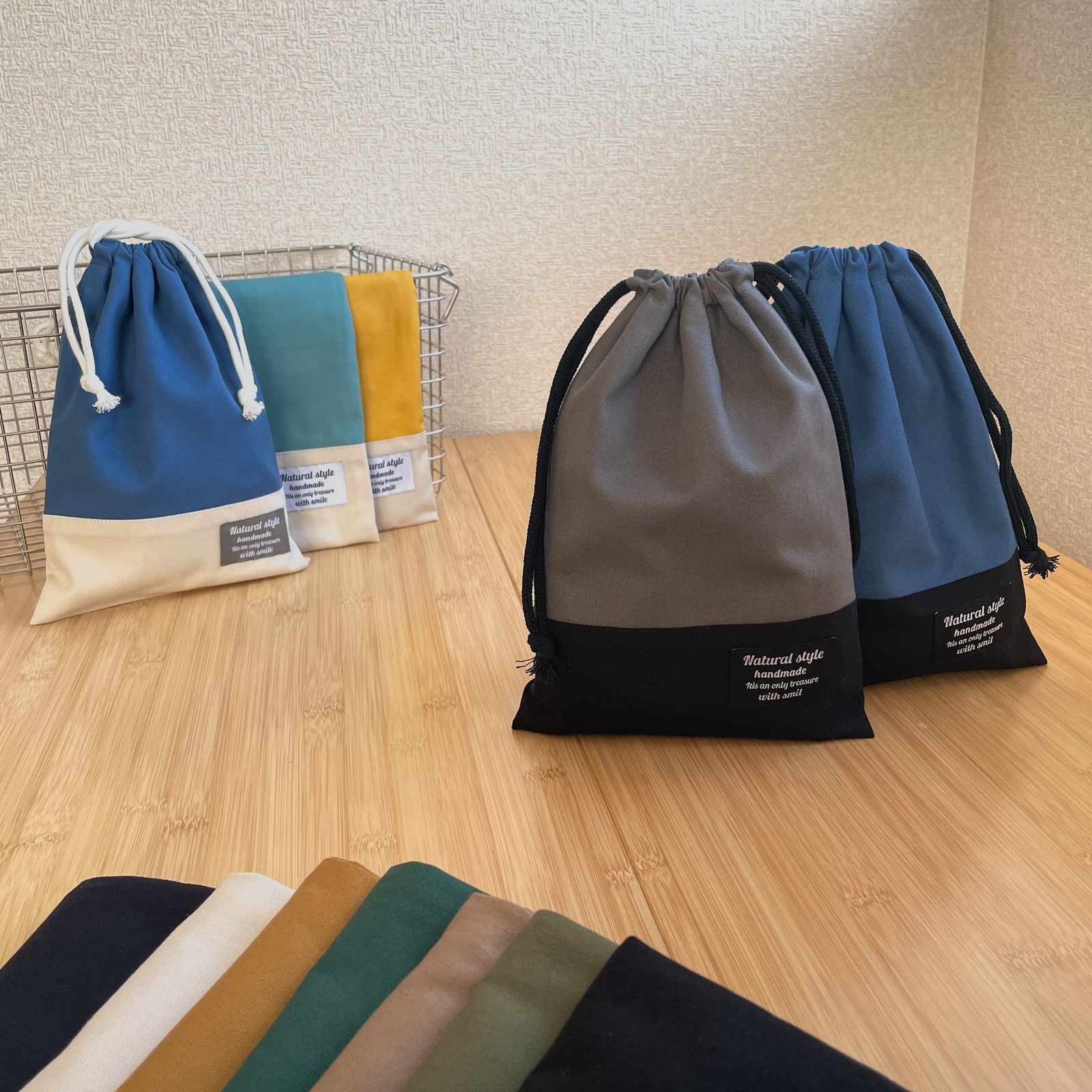 ハンドメイド　オーダー承ります！　入園 入学準備 ランチョンマット お弁当袋 等 サイズオーダー》ランチョンマットの布 ご購入はこちらから。te