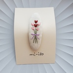 刺繍パッチンピン💠　no.120    💛送料無料💛