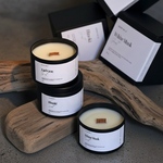 Black tin Fragrance candle ~ フレグランスキャンドル
