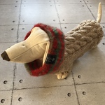 dog sweater🐾スラブベージュ&ふわもこソリッソ