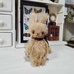 テディベア　うさぎ　ぬいぐるみ　玩具　レトロ　ミニチュア　