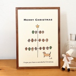 ドーナツ屋さんのクリスマスポスター