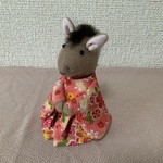   ちりめん細工:干支(午年)19