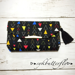 ✾長財布✾通帳ケース タッセル付き♡トライアングル柄