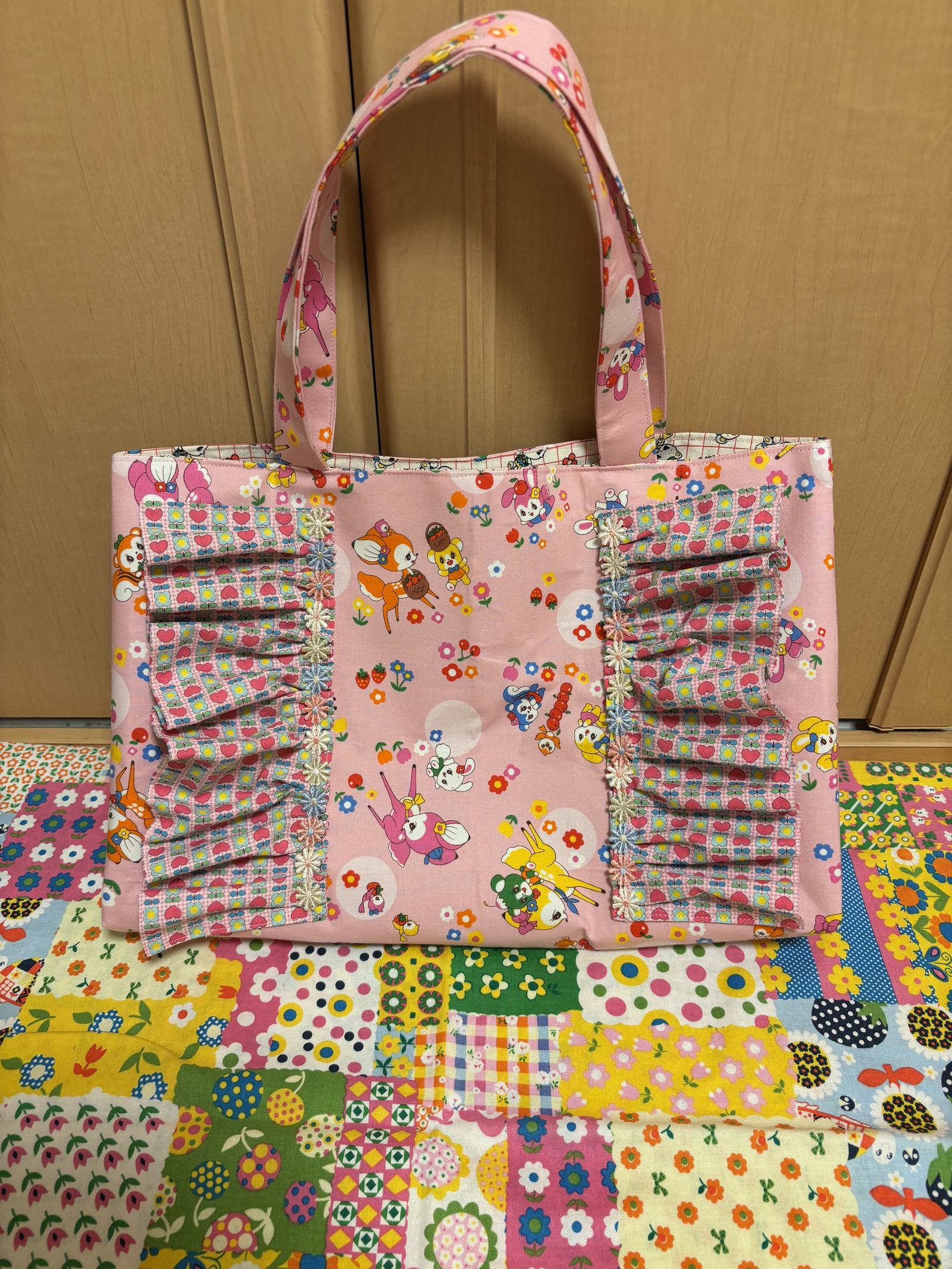 ボストンバッグ☆昭和レトロ☆おとめちっくアイドル - ハンドメイド