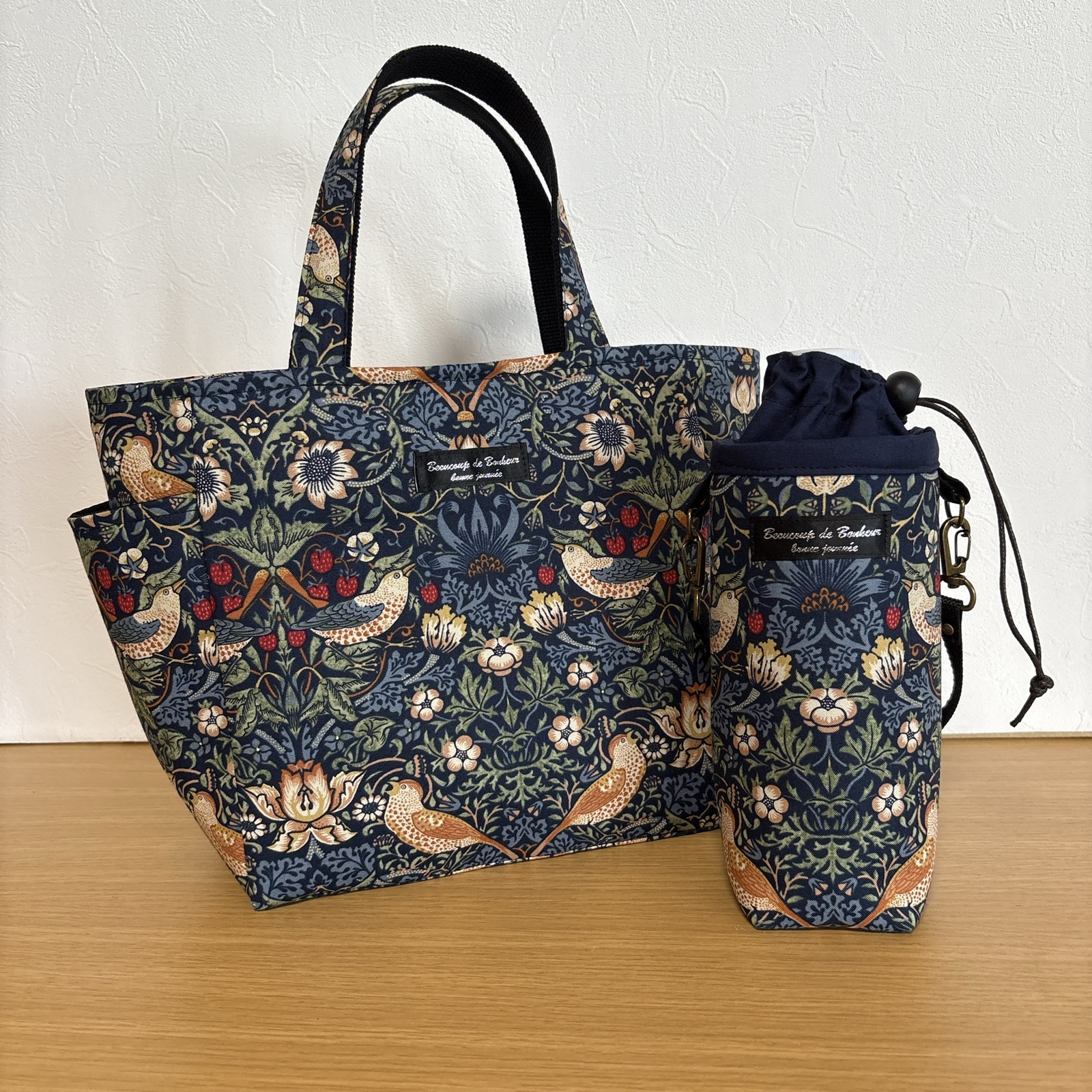 ウィリアムモリス♣︎Pure Poppy♣︎ハンドメイドバッグ ウィリアムモリス♣︎Pure Poppy♣︎ハンドメイドバッグ