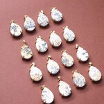 半額SALE【SELECT・各限定１】枝葉模様！希少石　デンドリティック　ジャスパー　ティア　サージカルステンレスネックレス50cm
