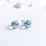 一粒　シャボン玉のピアス／イヤリング