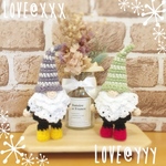 受注制作✨あみぐるみ🧶森の妖精ノーム(立ち姿)