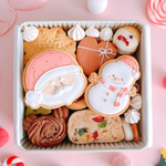 サンタと雪だるまのゆめいろクリスマスクッキー缶🎅⛄️