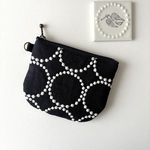 ミナペルホネン・タンバリン の丸底ポーチ 12cm