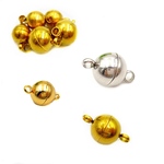 ステンレス製☆強力マグネットスクラブ留め具 8mm･10mm･12mm シルバー･ゴールド お選びいただけます