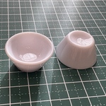 8個 約27㎜ミニチュア  ラーメン 丼ぶり うどん 日本食 食器 dollhouse 樹脂製 miniature 547