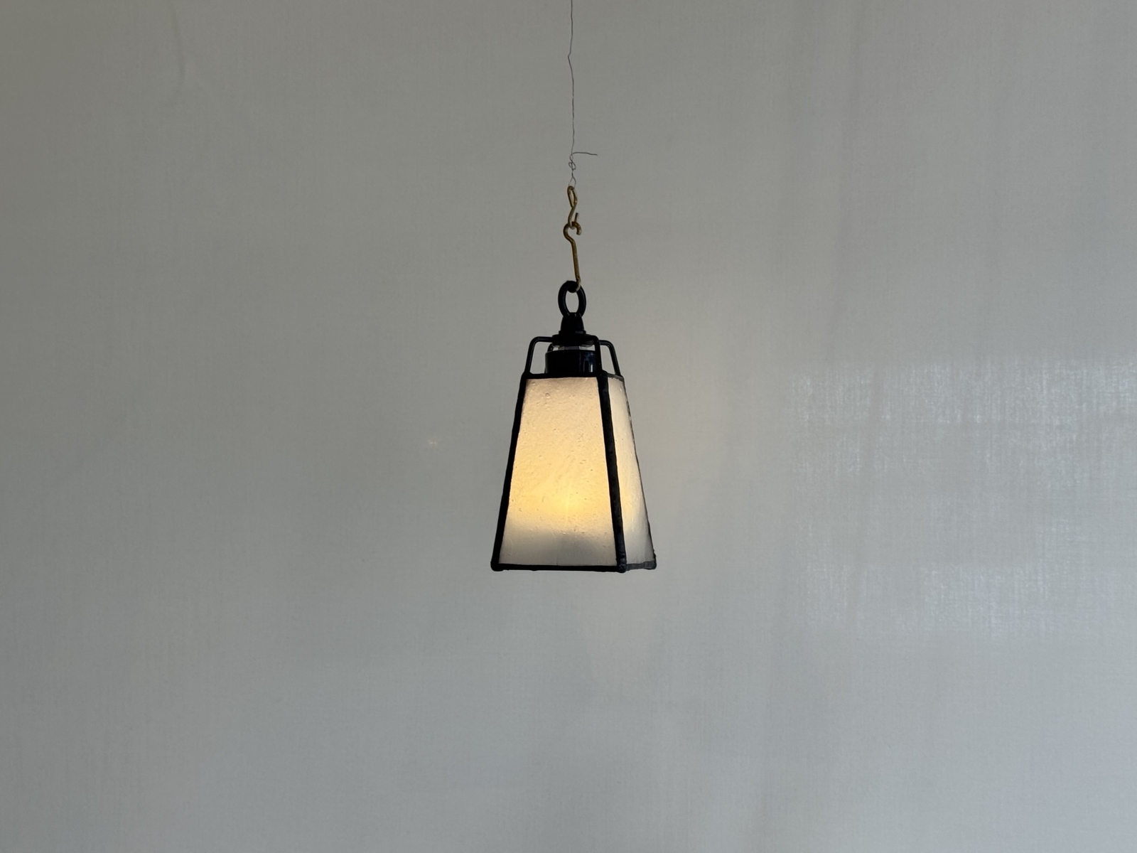 camp lightスクエア和風　キャンプ用　ペンダントにも　器具付　USB