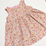 ✩SALE✩リバティ風 くるみボタンワンピ