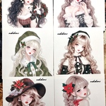 nohohons人物ステッカー christmas girl ②