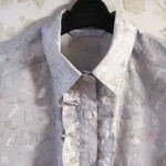 Ｌサイズ　リバティ　コー・アンド・エイトのシャツカラーブラウス