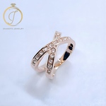 Cross Crystal Ring.