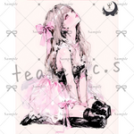 【R2-7】teatea.オリジナル 人物ステッカー