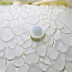 海辺の輝き　白色系色極小・小型サイズ大盛Ａクラス（シーグラス）