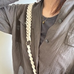 編み編みハートの♡幅広ショルダーストラップ