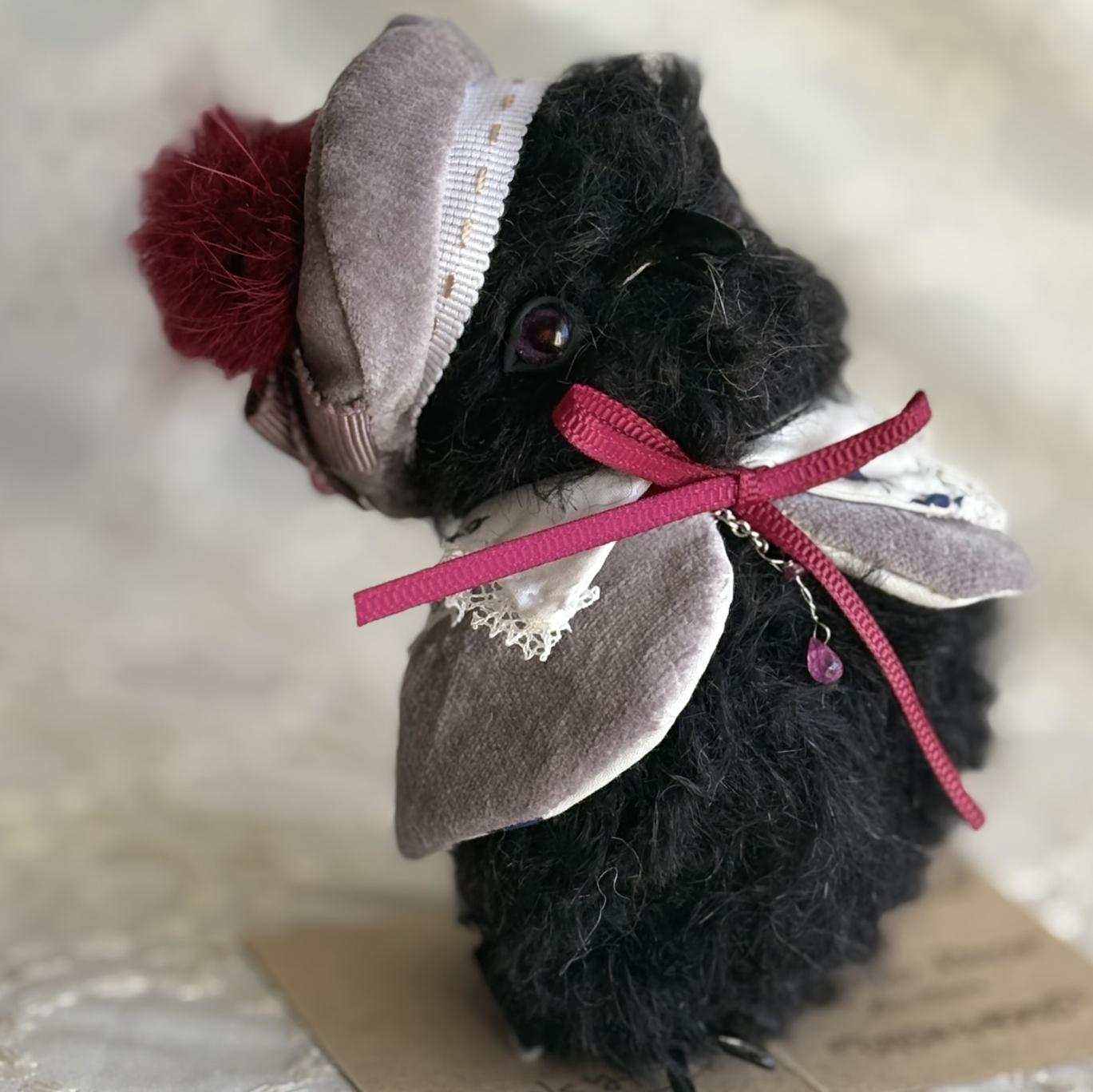 子ガラス　カラスのヒナ　ドール　テディベア　ぬいぐるみ 子ガラス カラスのヒナ ドール テディベア ぬいぐるみ さいし様専用